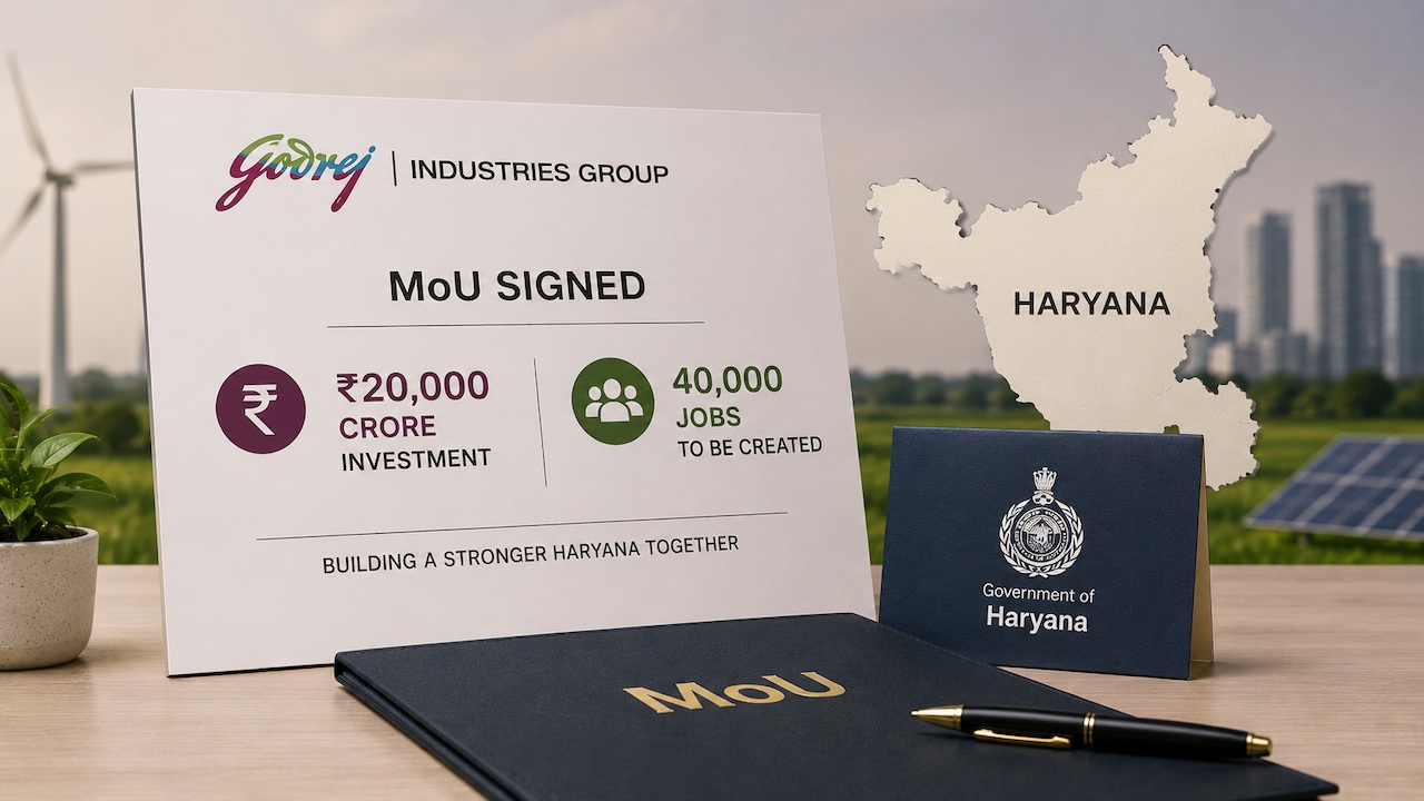 Godrej signs MoU with Haryana for ₹20,000 cr investment and 40,000 jobs