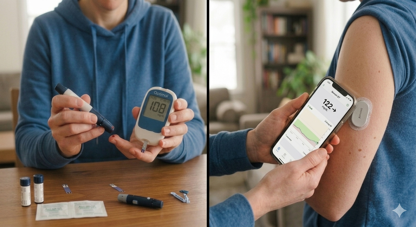 Deciding between the two depends heavily on type of diabetes and treatment plan