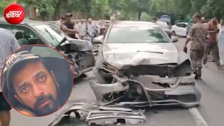 दिल्ली: तेज रफ्तार मर्सिडीज और नशे में धुत दारोगा का बेटा, अपार्टमेंट के बाहर महिला को रौंदा, VIDEO