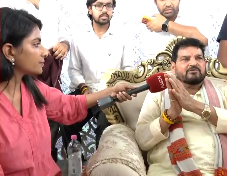 'Wrestlers Will Tell About Their Pain, I Am Happy': BJP's Brij Bhushan To NDTV