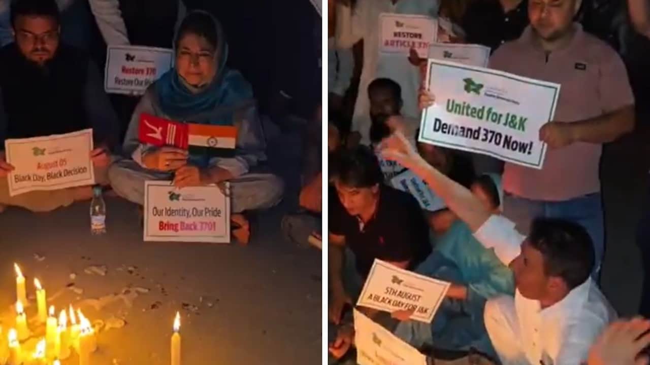 Jammu And Kashmir Parties Observe August 5 As 'Black Day', Hold Protests