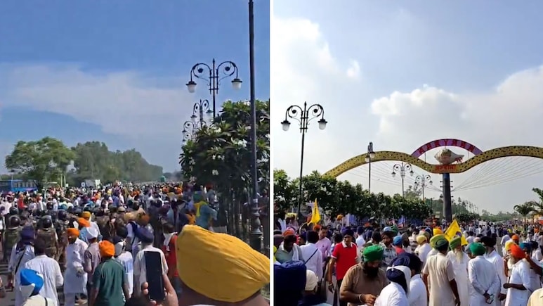 Protesters Demand Case Against Anti-Khalistani Terrorist, Block Highway In Ambala