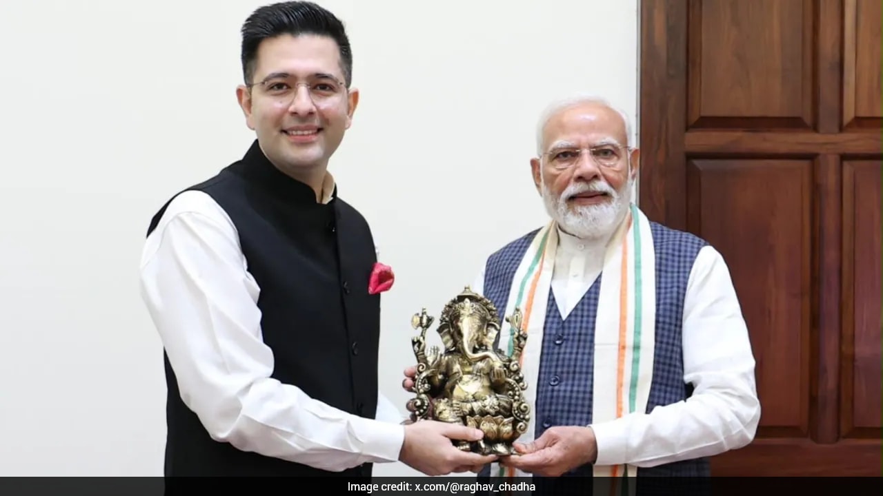 Raghav Chadha PM Modi meeting