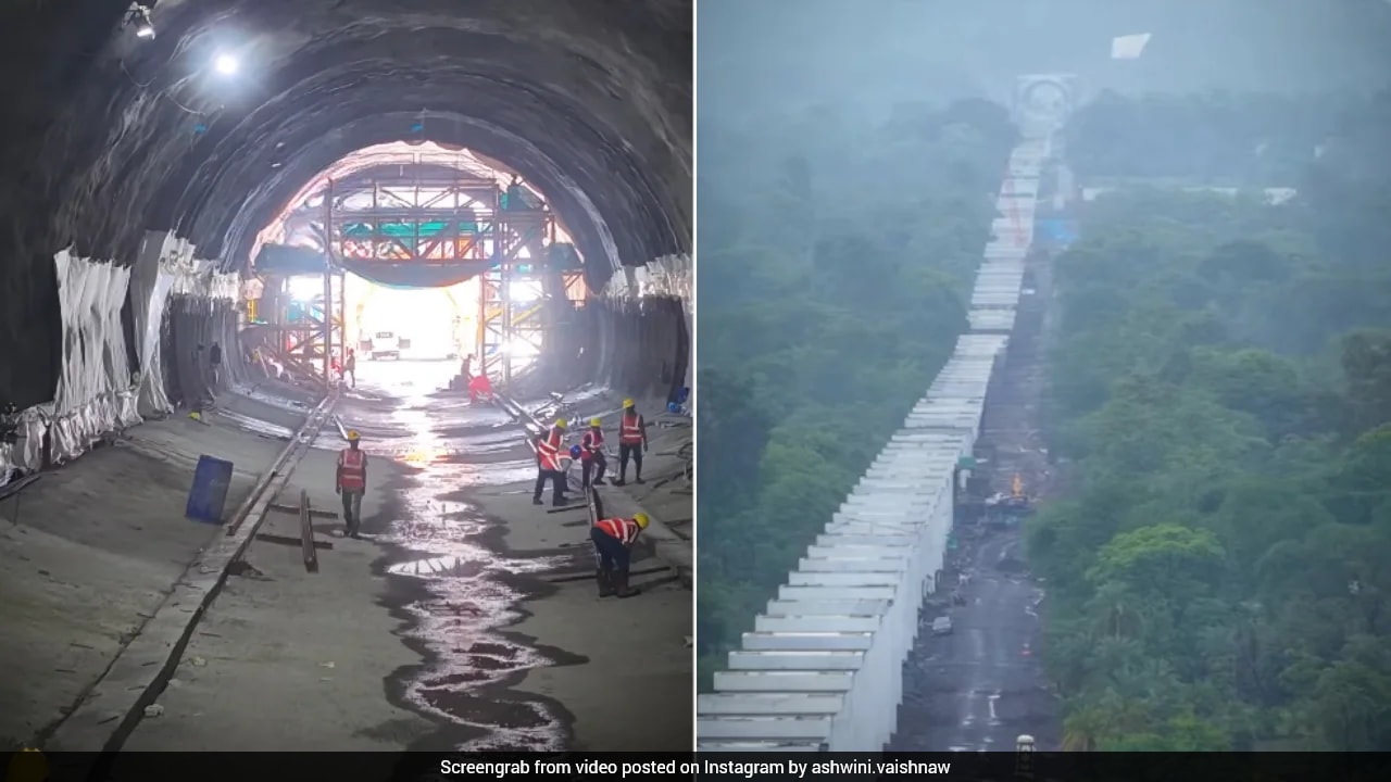 Video: For India's 1st Bullet Train, Work In Progress Across Scenic Terrains