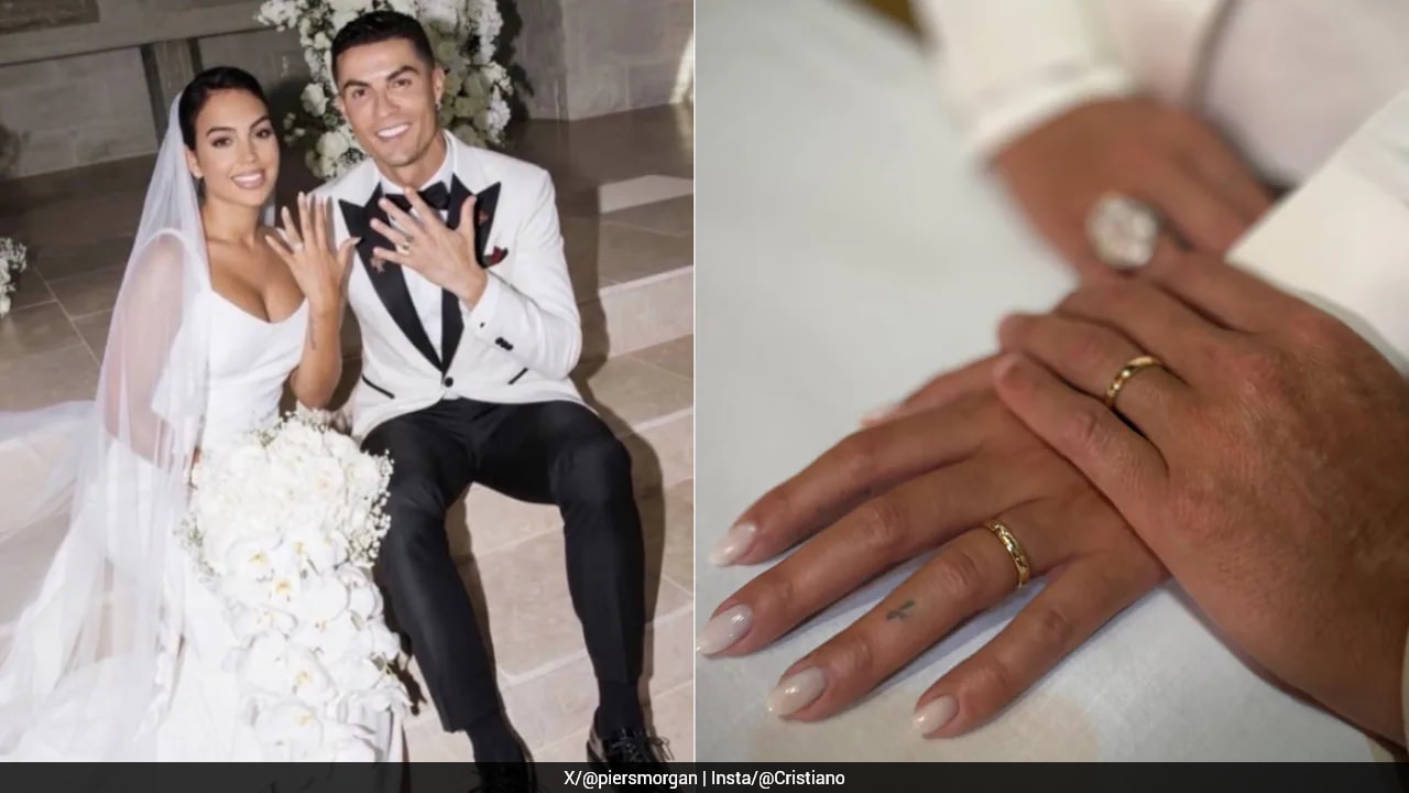 Cristiano Ronaldo marries Georgina Rodriguez in a private civil ceremony in Portugal