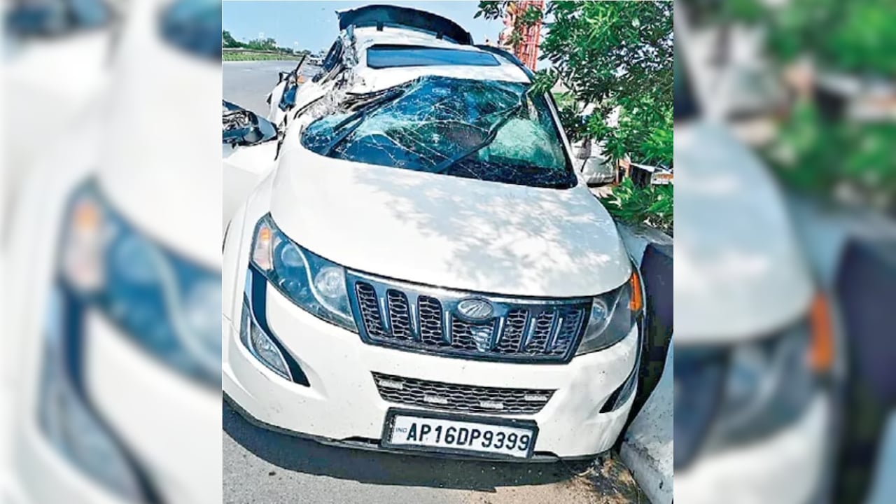 Police Officer's Daughter Killed After Truck Hits SUV In Andhra Pradesh