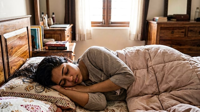Allow your hair to dry before going to sleep as it helps to protect your scalp and hair