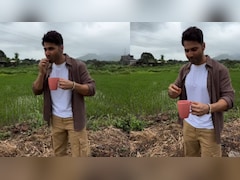 Varun Dhawan Enjoys Chai, Biscuits And The Cool Weather In His 'Khet'