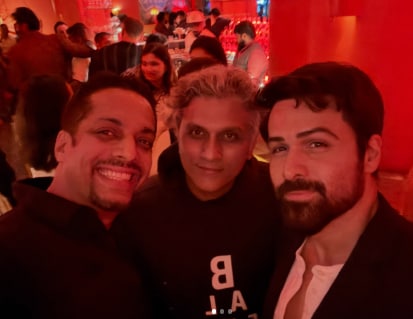 Emraan Hashmi reunites with Mohit Suri at Awarapan 2 success party