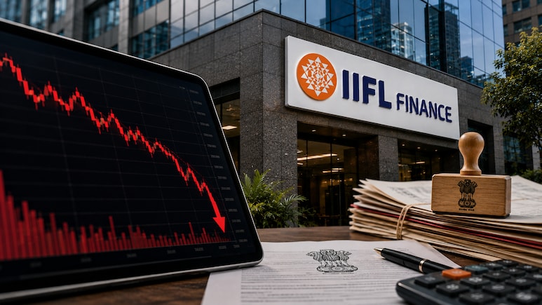 IIFL Finance Share Price Falls Over 8% After Rs 963 Crore Tax Demand From I-T Authority