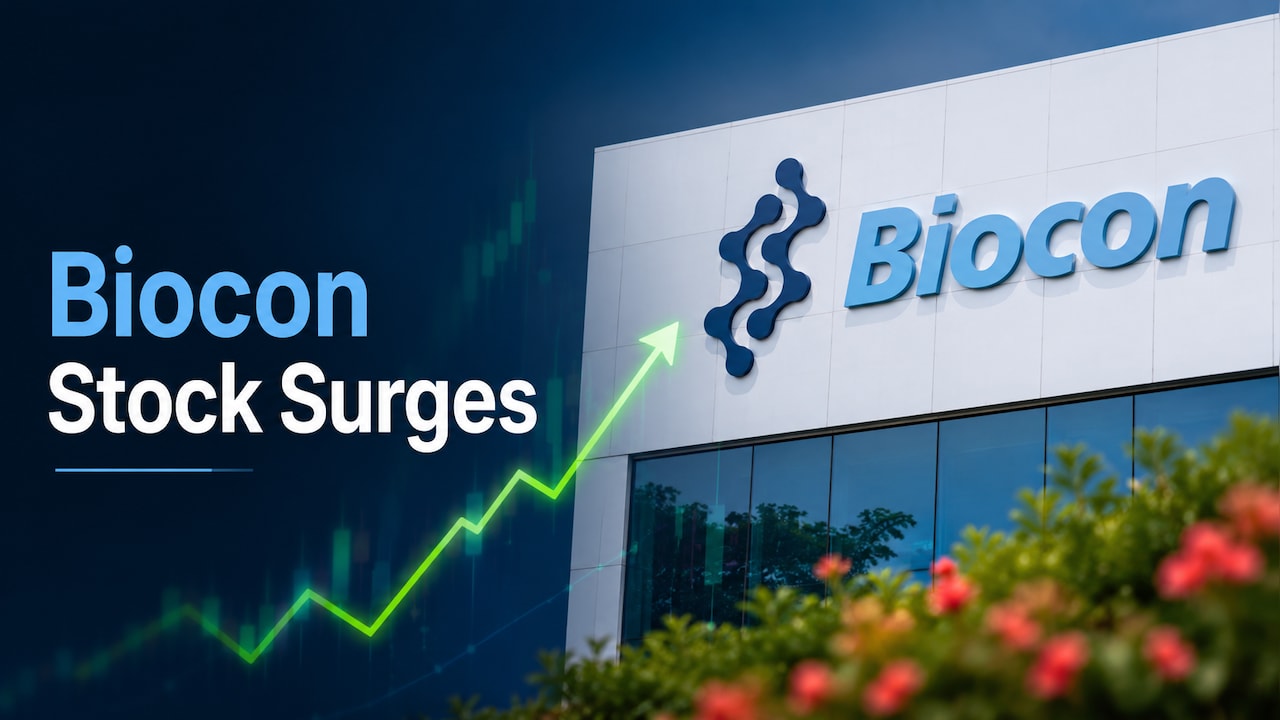Biocon Shares Surge Nearly 3% After Q1 Profit Jumps 350%
