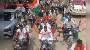 BJP विधायक प्रीतम लोधी का कटा चालान, तिरंगा यात्रा में बिना हेलमेट बाइक चलाने पर भरना पड़ा 250रु जुर्माना