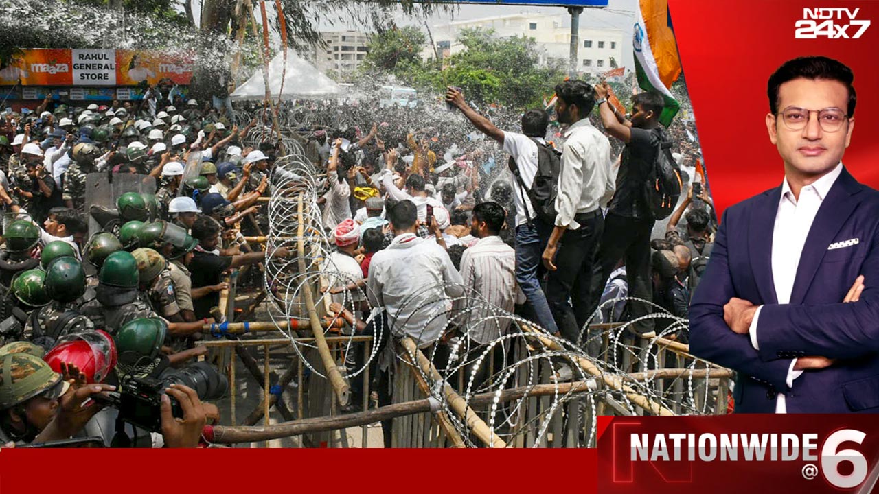 JPSC Row: Students Breach Barricades Outside Jharkhand Assembly, Clash With Police