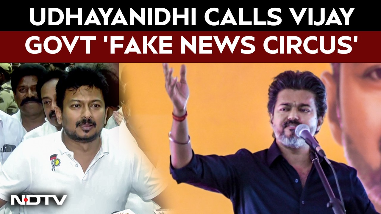 Udhyanidhi Stalin | Tamil Nadu Politics Heats Up As Udhayanidhi Targets CM Vijay Over Arrest Drama