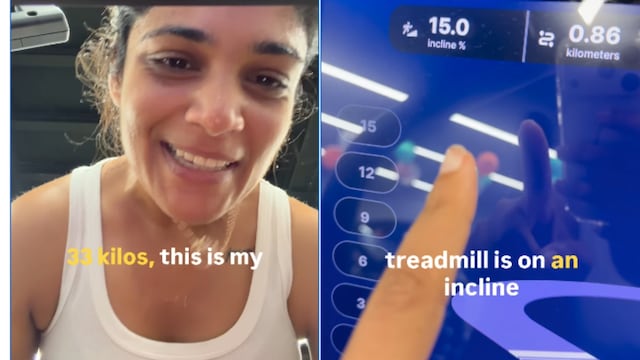 Incline walking places less stress on the joints