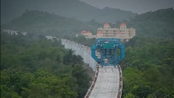 India's First Bullet Train: Construction Gains Momentum Across Scenic Terrains Of Thane, Palghar | Watch