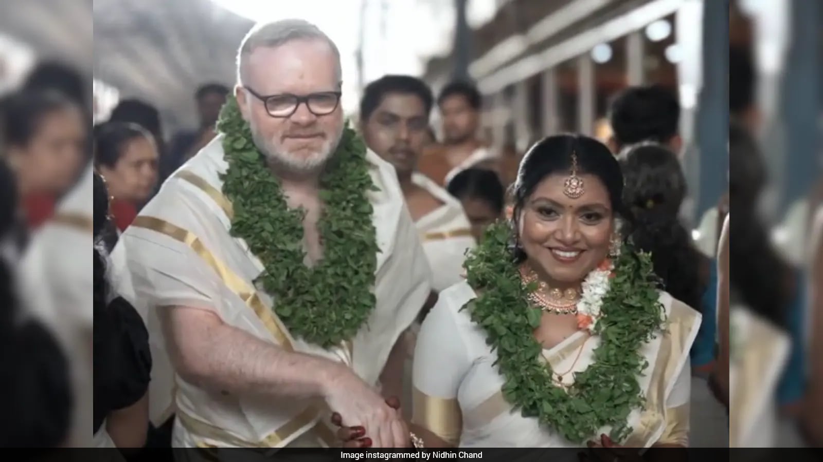 Scottish MP Martyn Day Marries Kerala Native Nitin Chand in Guruvayur Ceremony