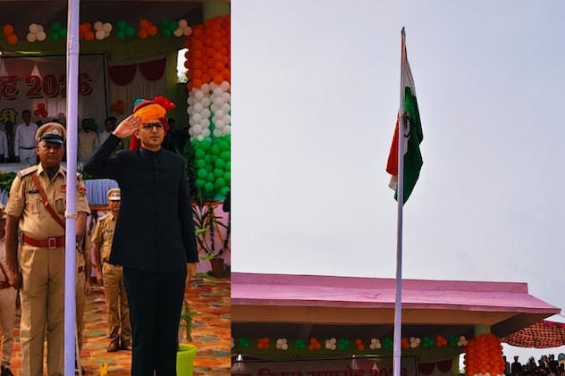 करौली में स्वतंत्रता दिवस समारोह के दौरान चूक, ध्वजारोहण के दौरान नहीं खुली गांठ, पोल पर चढ़ा पुलिसकर्मी