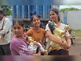 मामा की रिहाई की दुआ लेकर लड्डू गोपाल संग जेल पहुंची भांजी, विधायक कंचन तनवे ने भी बंदियों को बांधी राखी