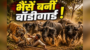 बाघ ने हमला किया, भैंसों ने मालिक को बचा लिया ! बांधवगढ़ में सामने आया अनोखा मामला