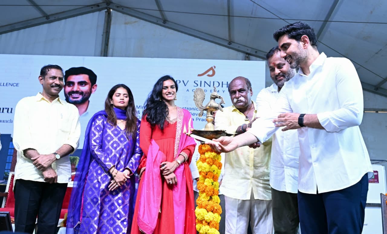 Foundation Stone Laid For Sindhu's 'Centre Of Sports Excellence'