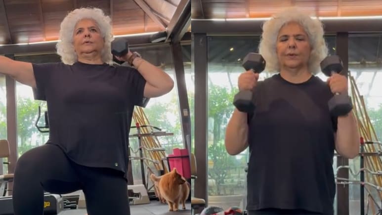 Hrithik Roshan's Mother, 71, Stuns Internet With Lunges And Shoulder Presses In Viral Video