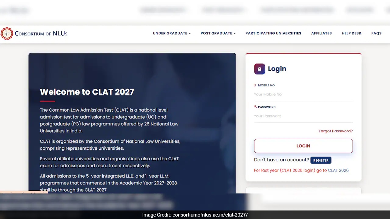 CLAT 2027 Registration Begins: Apply By October 31, Check Direct Link And Eligibility Criteria