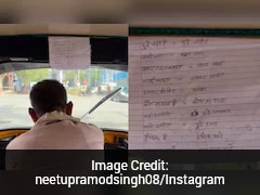 Auto Driver Uses Hindi-To-Marathi Cheat Sheet To Communicate With Passengers