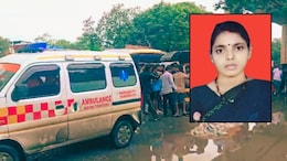 Thane News : नवं स्वप्न पाहण्यासाठी निघाले अन् एका क्षणात सर्व संपलं; खड्ड्यामुळे पतीसमोर पत्नीचा भीषण शेवट