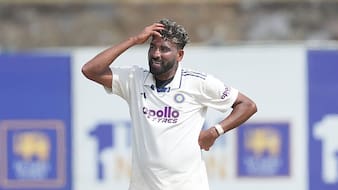 Siraj Gives Umpire A Scare With Bullet Throw, Jadeja Left Amused - Video Viral