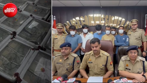 500-500 रुपए के नोटों की 296 गड्डियां, नोएडा में चोरी के 1.48 करोड़ रुपए कैश के साथ 6 चोर गिरफ्तार