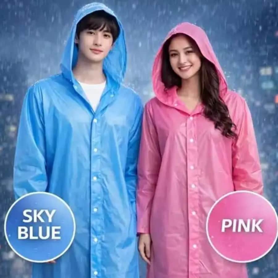 Click here to buy: Umbrix Solid Men & Women Raincoat