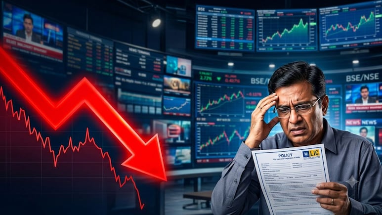 LIC Share Price: एलआईसी के शेयर धड़ाम, अब भी सस्&zwj;ते में मिल रहा स्&zwj;टॉक, OFS में आज भर मौका