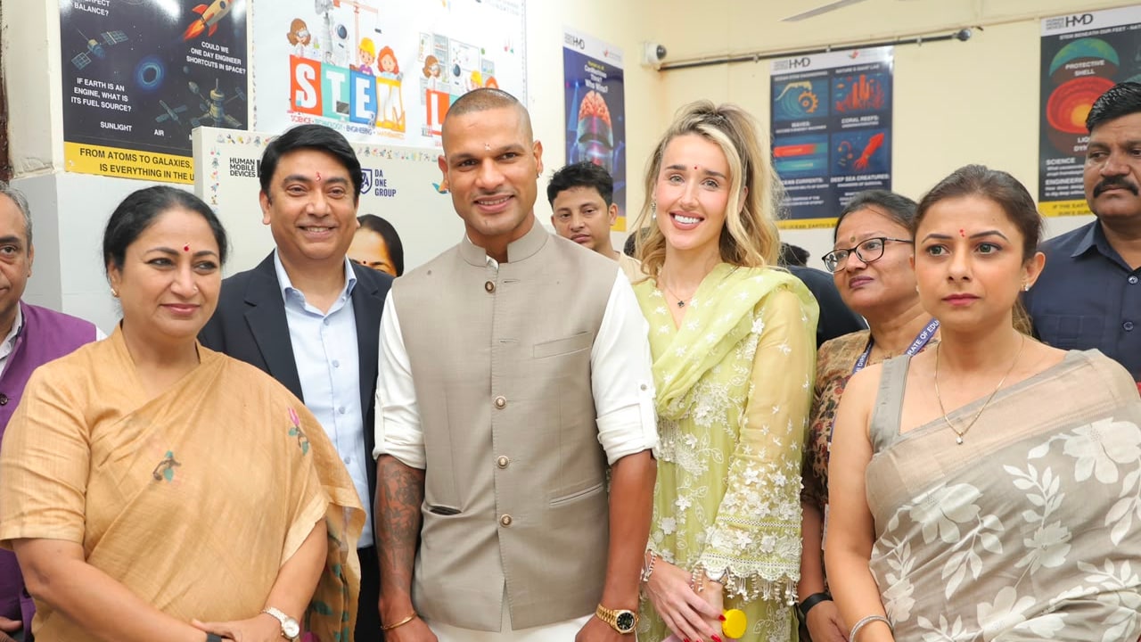 EXCLUSIVE: साइंस-इंजीनियरिंग की STEM लैब बनाकर शिखर धवन ने की अनूठी पहल, वैभव सूर्यवंशी को दी बड़ी सलाह
