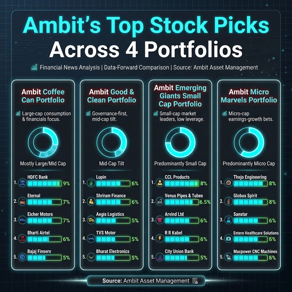 What is Ambit Capital betting on? Top stock picks across four portfolios.