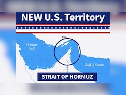 Trump Shares Map Of Strait Of Hormuz As "New US Territory", Again