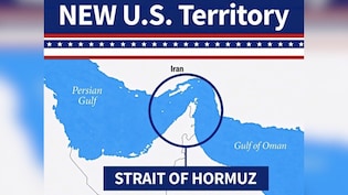 Trump Shares Map Of Strait Of Hormuz As "New US Territory", Again