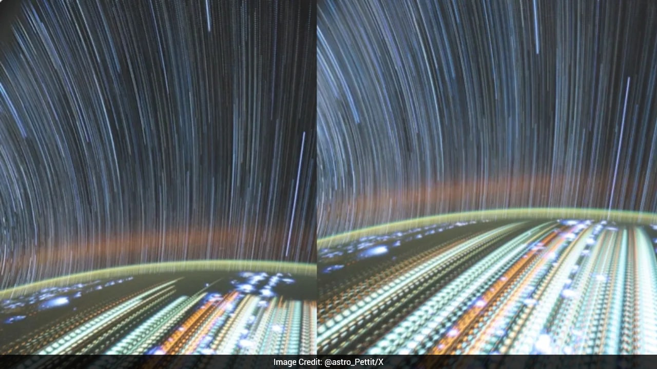Astronaut Captures Breathtaking Star Trails From Space Station, Calls View "Surreal"