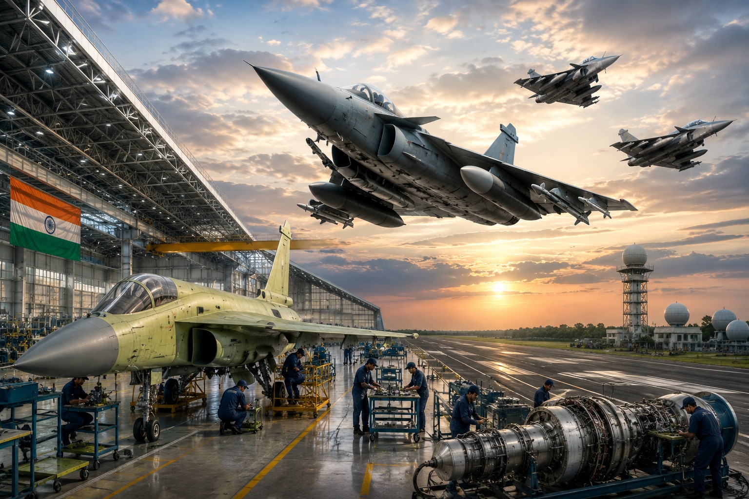 HAL shares rise about 6% as brokerage points to easing execution risks