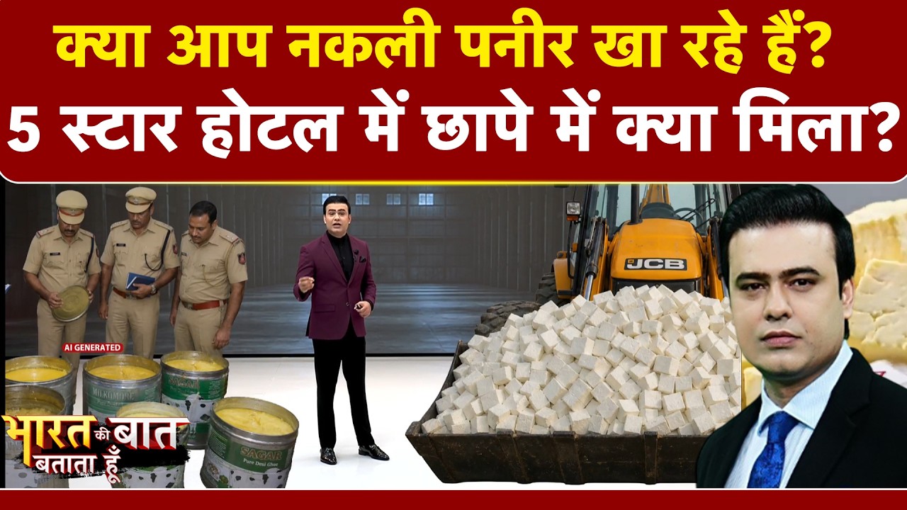 1.94 करोड़ का नकली Oil, 528 KG Fake Paneer...आपकी थाली में खाना है या जहर?