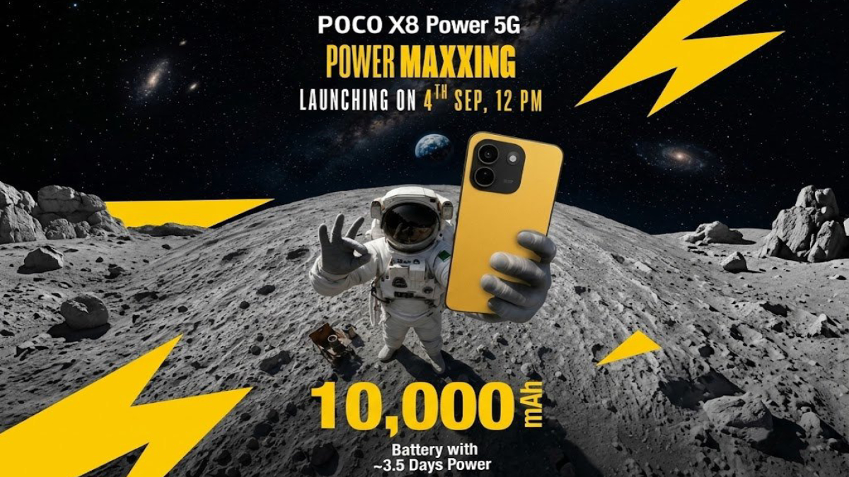 Poco X8 Power 5G आ रहा 10,000mAh बैटरी के साथ, 4 सितंबर को भारत में लॉन्च, IP69 रेटिंग!