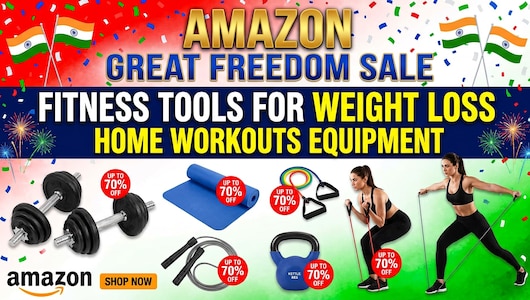 वजन घटाना हो या बॉडी बनानी हो, देखें Amazon Sale में भारी छूट पर मिल रहे हैं ये Best-Selling Fitness Tools