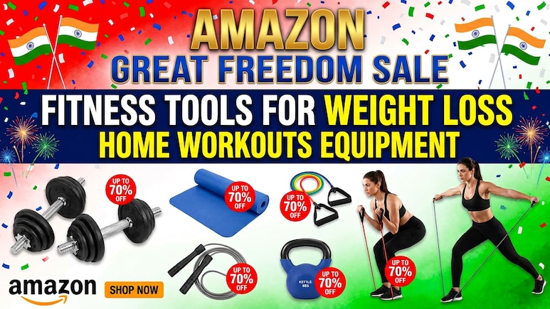 वजन घटाना हो या बॉडी बनानी हो, देखें Amazon Sale में भारी छूट पर मिल रहे हैं ये Best-Selling Fitness Tools
