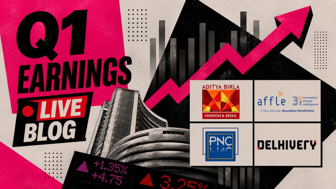 Q1 Results Live Updates: Delhivery, Aditya Birla Fashion, PNC Infratech, Affle 3i Earnings In Focus