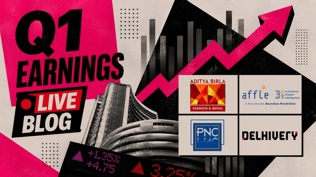 Q1 Results Live Updates: Delhivery, Aditya Birla Fashion, PNC Infratech, Affle 3i Earnings In Focus