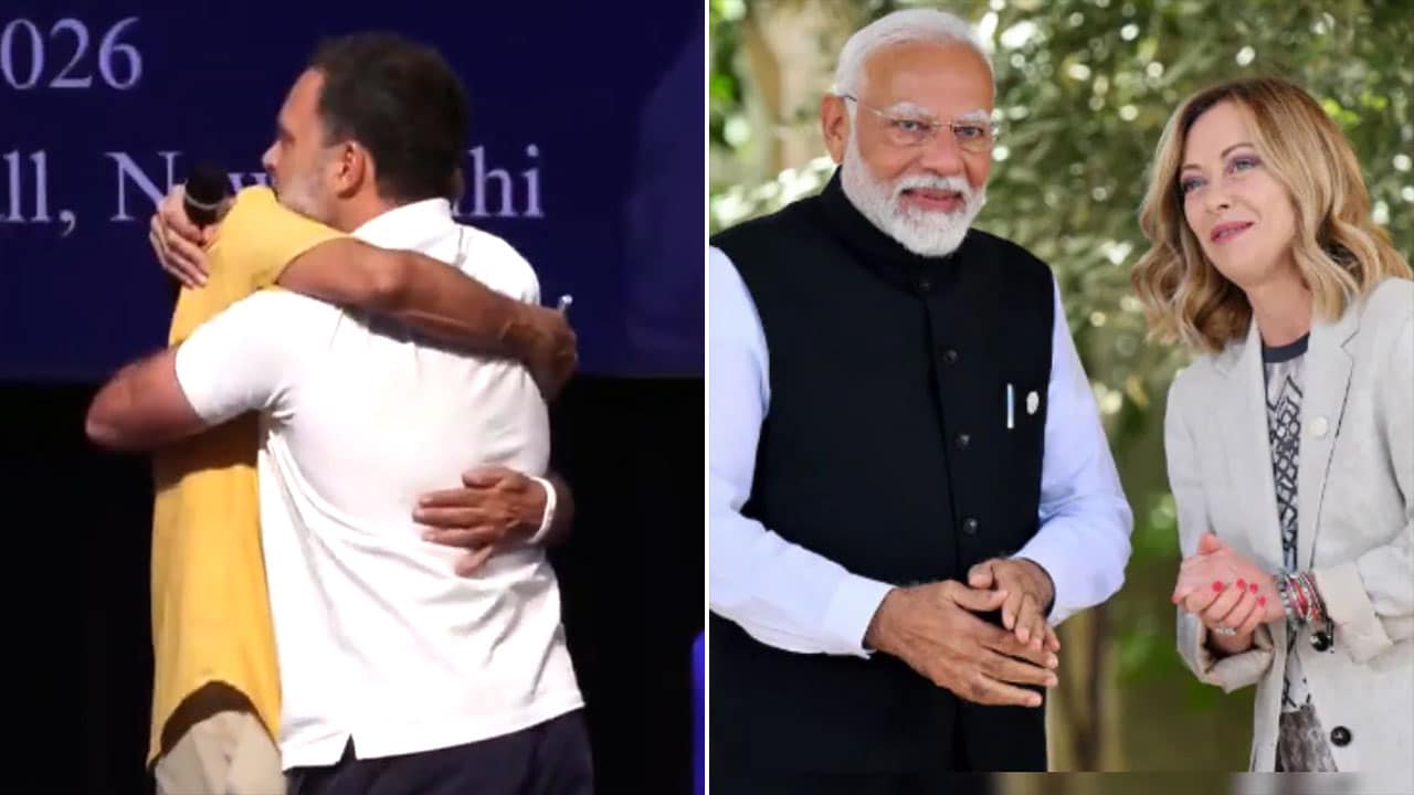 Rahul Gandhi's 'Meloni Hug' Jibe Sparks Row, BJP Calls It 'Gutter-Level'