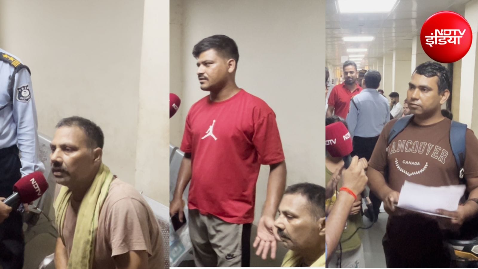 दिल्ली के कोंडली से आए सुदीप सिंह (बाएं), संतोष कुमार (बीच में) और ग्रेटर नोएडा के अशोक भाटी (दाएं) दिल्ली के कोंडली से आए सुदीप सिंह (बाएं), संतोष कुमार (बीच में) और ग्रेटर नोएडा के अशोक भाटी (दाएं)