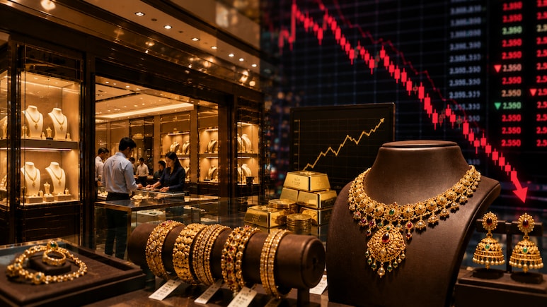 Jewellery Stocks Watch: Sky Gold, Senco, Kalyan Jewellers Fall Up To 3%; How Are Others Performing?