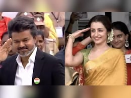 Trisha Krishnan Salutes Tamil Nadu Chief Minister Vijay At Independence Day Event, Video Goes Viral