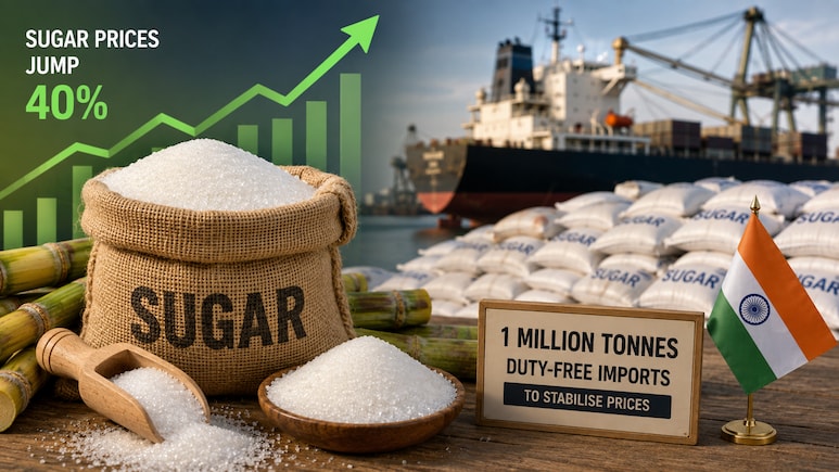 India Allows Duty-Free Import Of 1 Million Tonnes Of Raw Sugar To Curb Record Prices
